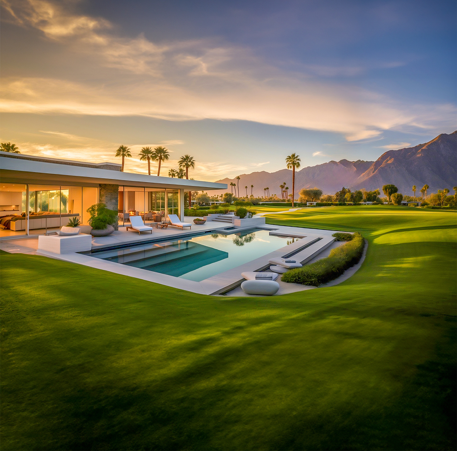 featured golf course of Palm Springs, California